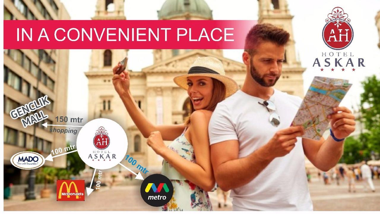 Askar Hotel Bakoe Buitenkant foto